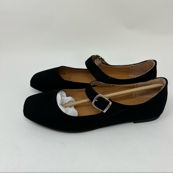 SOLD. Sun + Stone Womens Adiaa Mary Jane Flats Black Size 7 NEW - Picture 5 of 6